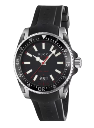 Gucci horloge YA136303, Gucci, YA136303, Zwart